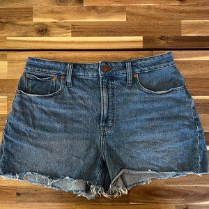 Madewell The Curvy Perfect Vintage Jean Short in Swanset Wash